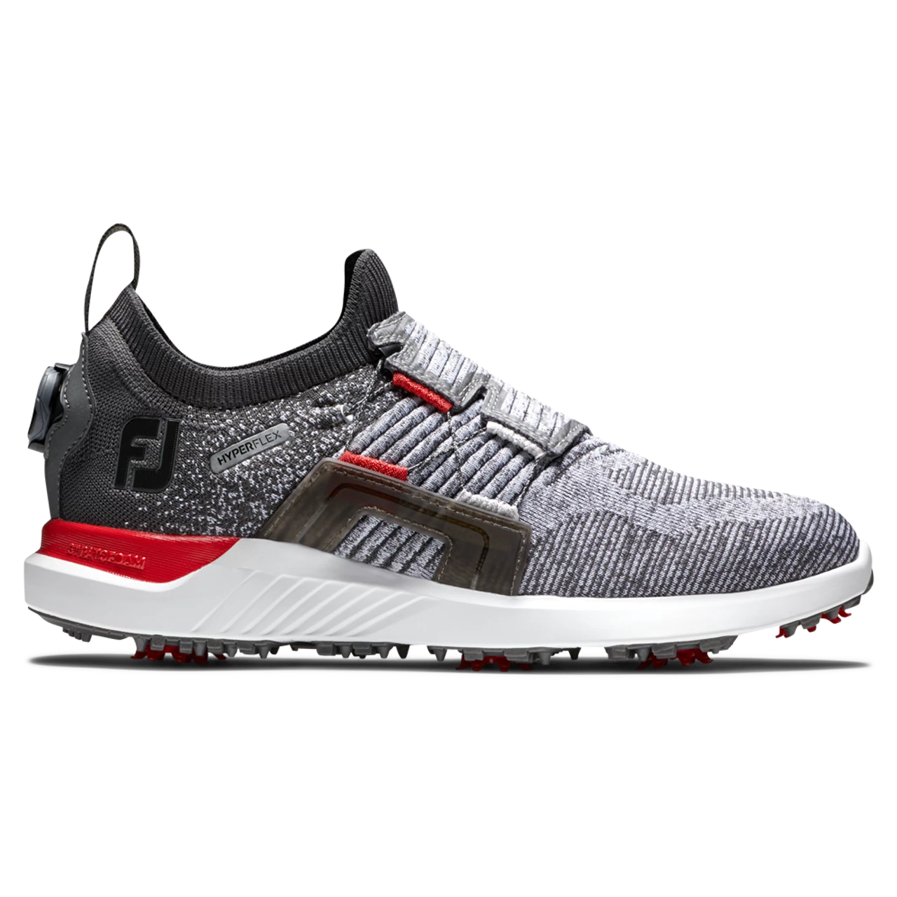 FootJoy HyperFlex BOA Golf Shoes (Charcoal/Grey) 51083 (Previous Season Style)