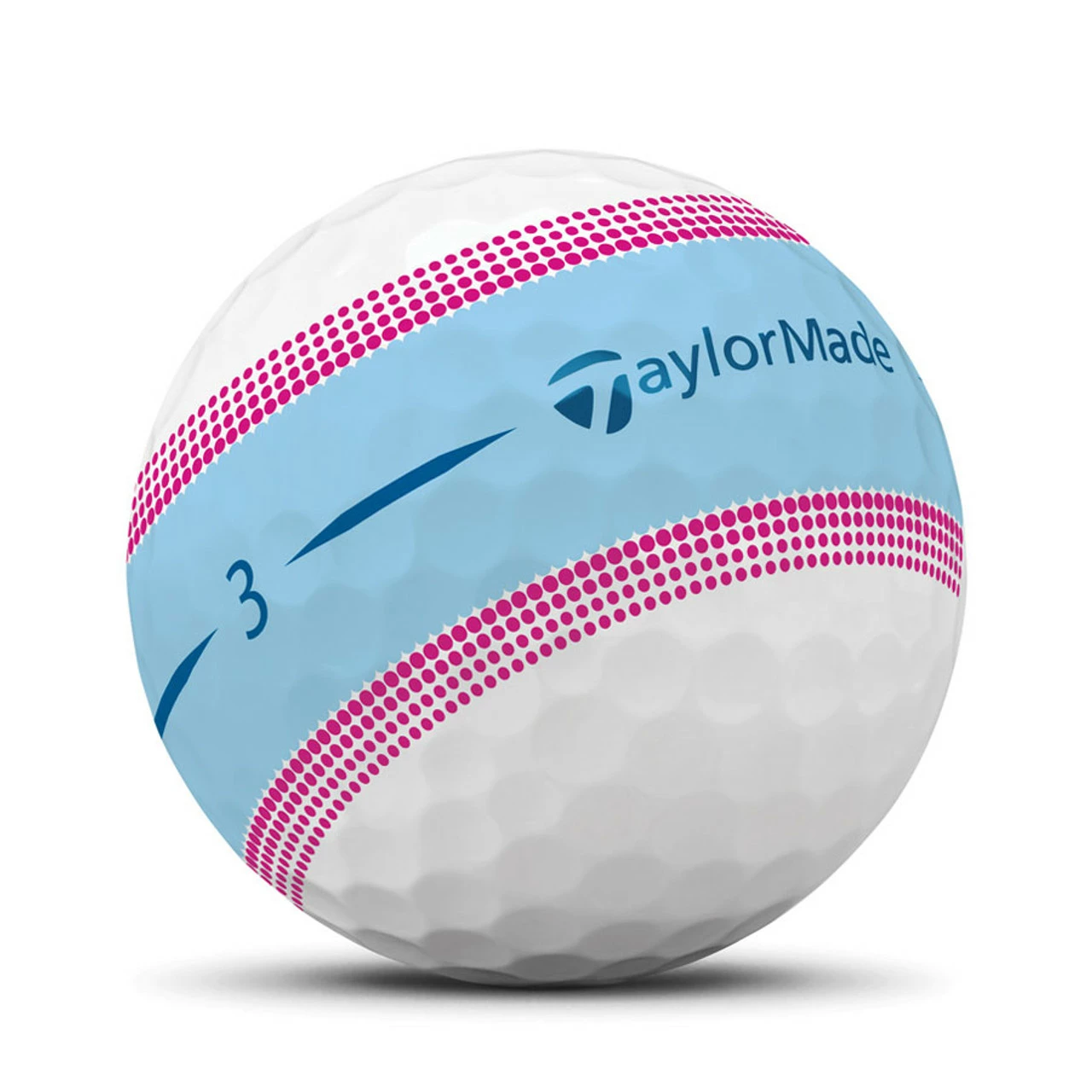 TaylorMade Tour Response Stripe Golf Balls (Blue Pink) - Image 2
