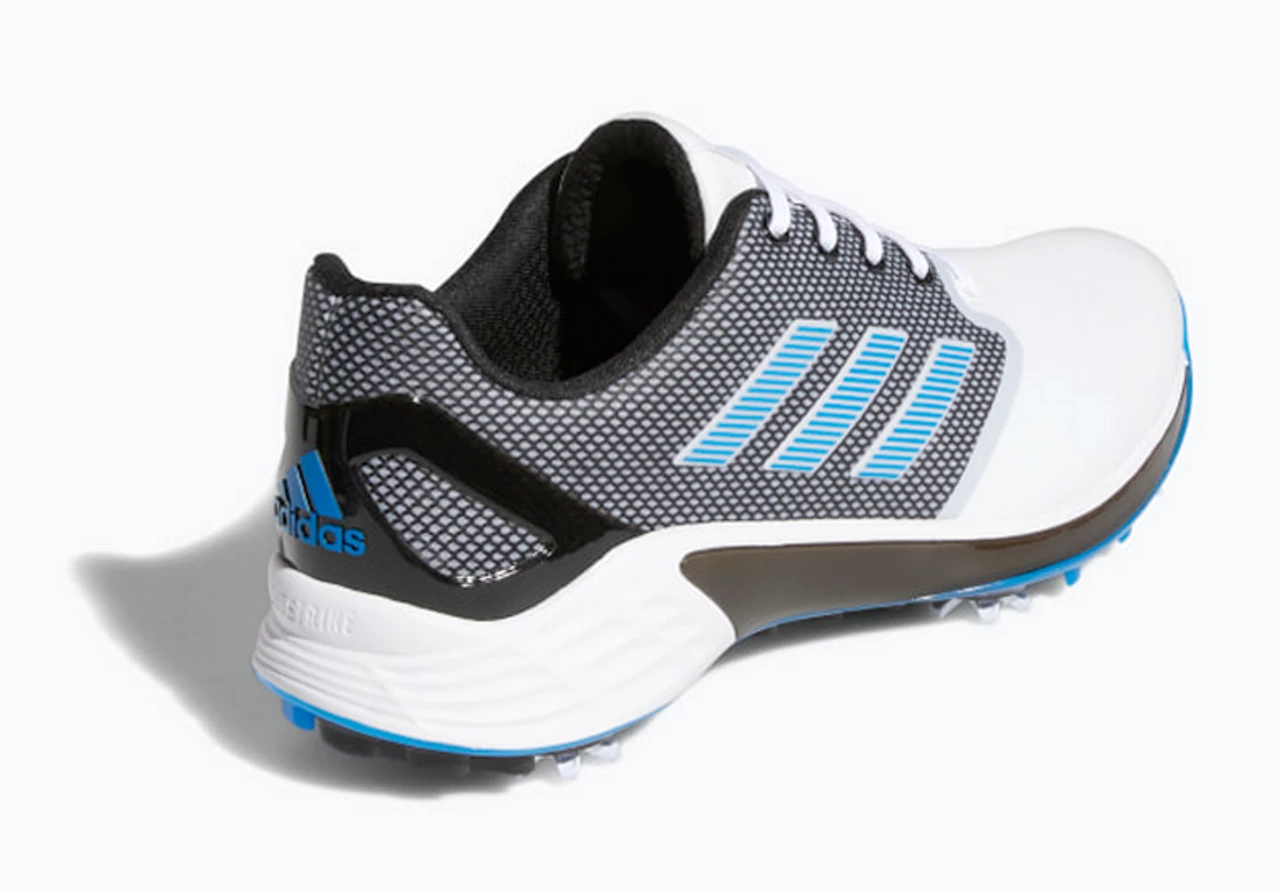 Adidas ZG21 Golf Shoes (White/Blue/Black) GW0215 - Image 6