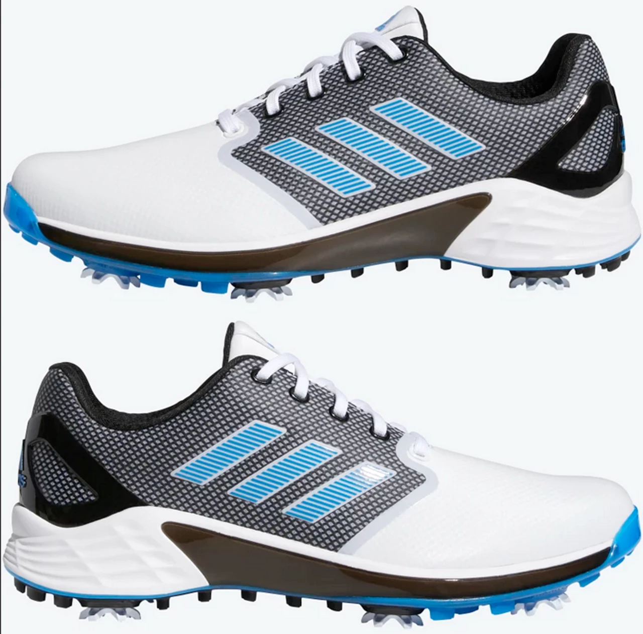 Adidas ZG21 Golf Shoes (White/Blue/Black) GW0215 - Image 7